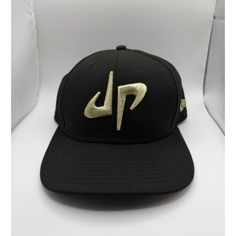 New Era 9FIFTY Dude Perfect Black/Gold Snapback Hat DP Logo OSFM